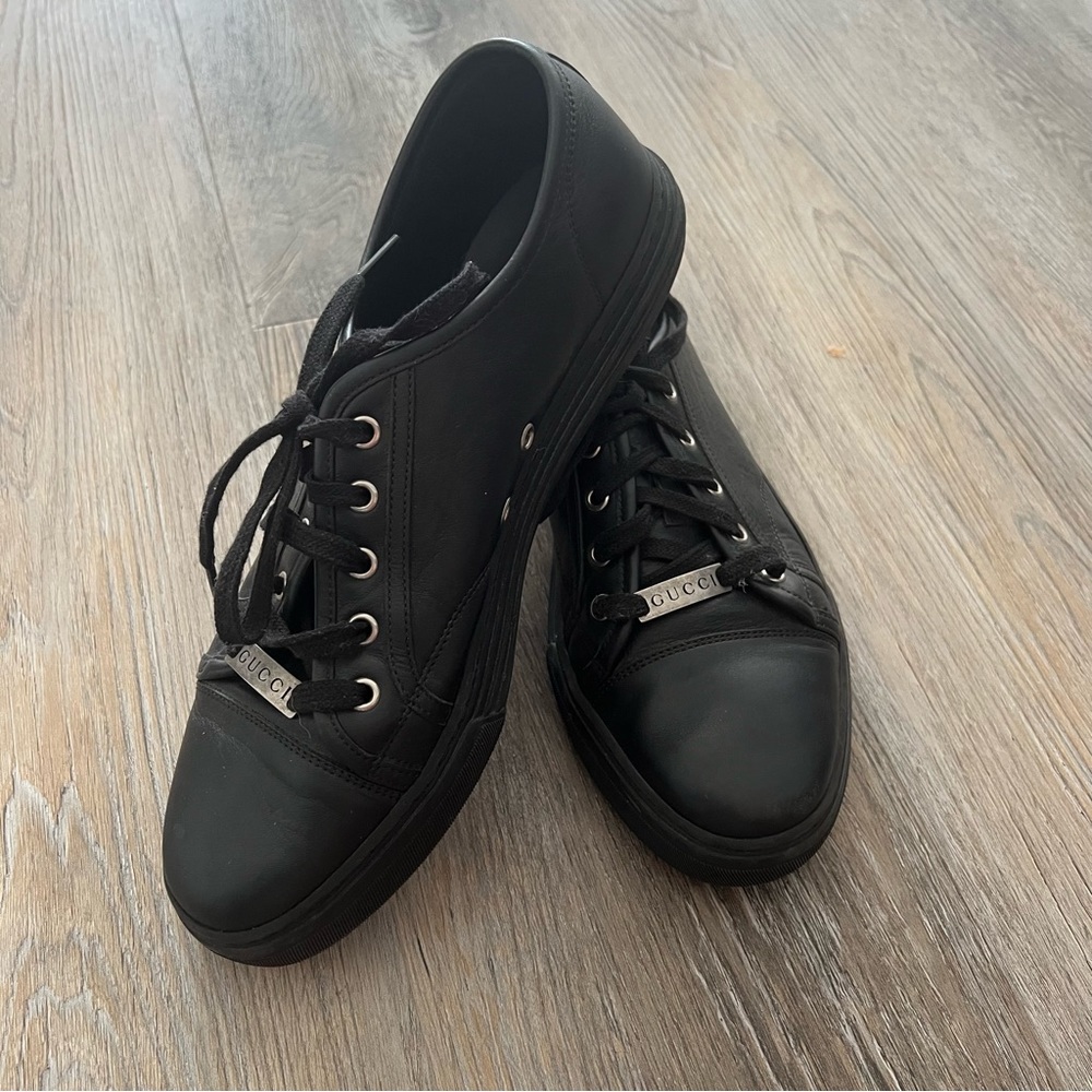 Gucci classic leather low top sneakers - Picture 8 of 16